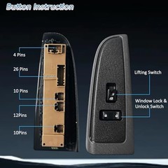 Power Window Switch Compatible with 03-07 Chevy Silverado | passenger