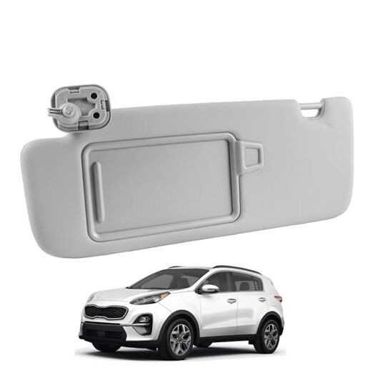 Driver Side Sun Visor Compatible with 2017 2018 2019 2020 2021 2022 KIA Left