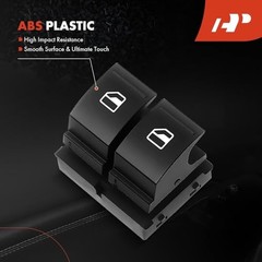 Front Left Driver Power Window Switch Compatible with Volkswagen Golf 2010