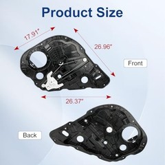 Rear Left Side Power Window Regulator Compatible with Kia Optima | Fit for Kia