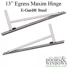 Truth 14.12.00 Egress Casement Hinge kit, 13″ Track w/ Snap Ring, Pairs, E-Ga