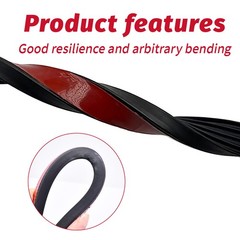 for Window Ribbed Bulkhead Seal Strip 3/5 in X 65 in 326A0004 Weather Stripping