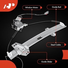 Side Power Window Regulator with Motor Assembly Fit for Honda Front Driver