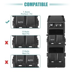 Front Left Window Switch for Dodge Avenger 2008-2014 Chrysler 200 2011-2014