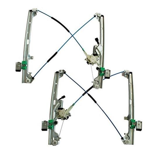 Front Left & Right Power Window Regulator with Motor Assembly Compatible with