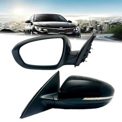 Left Driver Side Mirror Compatible with 2016 L-Driver Side 16-18 Natural White