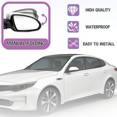 Left Driver Side Mirror Compatible with 2016 L-Driver Side 16-18 Natural White