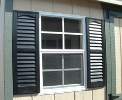18 x 27 Shed Window TEMPERED GLASS White Flush Playhouse Garage Free Shipping