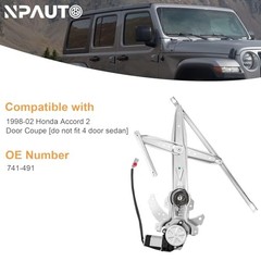 Power Window Regulator with Motor fit for (2 Door Coupe Front Passenger Side