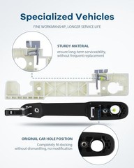 Exterior Front Driver Left Passenger Right Door Handle Replacement for 2006