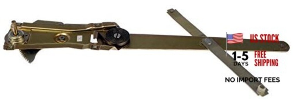752-136 Front Driver Side Manual Window Regulator (Regulator Only) Compatible