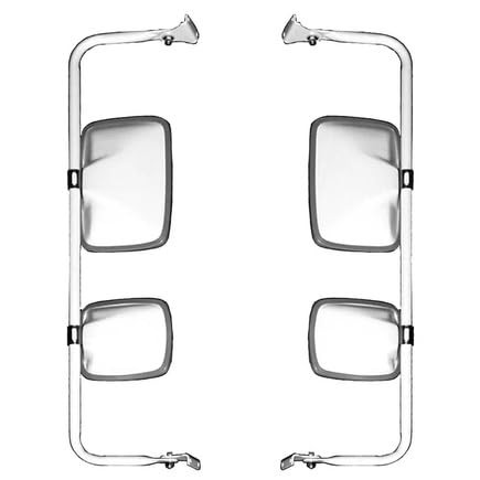 712633 White Door Mirror Assembly Left Side for 712742