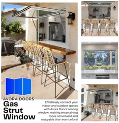 Pop Up Window 74″ x 48″ in Black with a Sill