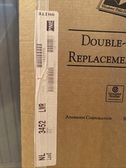 ANDERSEN LOWER SASH WINDOW 3452, Vintage 2012 DOUBLE HUNG 1620770