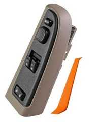 15883318 Master Power Window Switch w/Bezel Front Driver Brown Replace 15883318