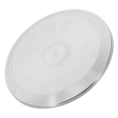Sanitary Tri Clamp: Solid Blind End Cap, Sanitary Blank Lid, Polished Stainless