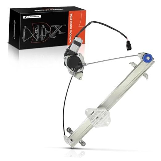 Front Left Driver Side Power Window Regulator with 2-Pin Connector Motor