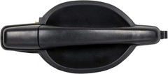 Outside Door Handle Black Textured Compatible with Mitsubishi Rear Right