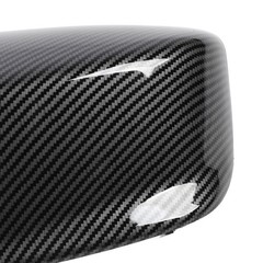 1 Pair Carben Fiber Style Side Mirror Cap Cover For European