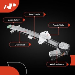 Power Window Regulator with Motor Compatible with Honda Front Driver Side