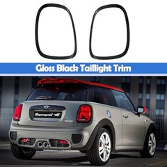 5pcs Front Grille Frame Surround Trim Headlight Taillight Trim Ring Black