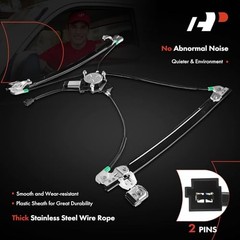 Power Window Regulator with Motor Compatible with Dodge Grand Front Driver