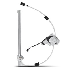 Power Window Regulator with 2-Pin Motor Assembly Compatible Rear Driver Side