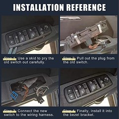Replacement Driver Power Window Switch for Fiat Palio 96-03 Strada 98-06