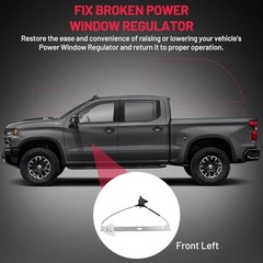 749-093 Power Window Regulator without Motor Front Left Compatible with Mazda