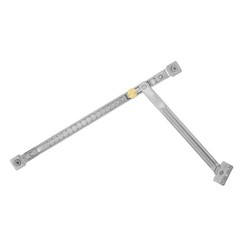 Telescopic Window Security Bar Hardware Adjustable Lock No Drilling