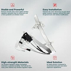 Front Left Side Power Window Regulator with Motor Replacement for 1997-2005
