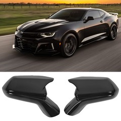 1 Pair Gloss Black Mirror Cover Cap Rear View Mirror Housing For Chevy Cama XLVB