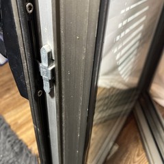Euro Aluminum casement Windows, magnetic blinds, tempered glass, 24x36x3 1/2