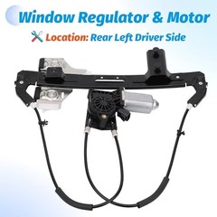Rear Left Driver Side Power Window Lift Regulator with Motor Compatible with