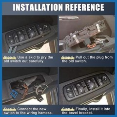 Passenger Side Power Window Switch with Tool Window Control Switch for Kia