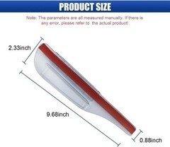 2PCS Universal PVC Rearview Mirror Rain Guards with Air Guide, Clear Waterproof