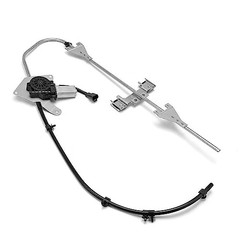 Right Passenger Side Electric Power Window Regulator with 2-Pin Plug Motor