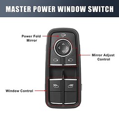 Master Driver Side Power Window Switch 99161315502DML Replacement for Porsche