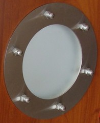 PORTHOLE FOR DOOR STAINLESS STEEL phi 150 mm flat