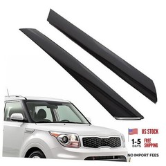 Windshield A-Pillar Trim Compatible with 2010-2013 Kia Soul Exterior Pair