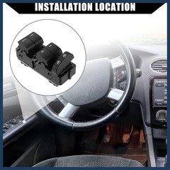 Power Window Switch, Front Left Driver Side Window Control Switch