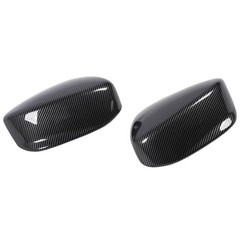 1 Pair Carben Fiber Style Side Mirror Cap Cover For European