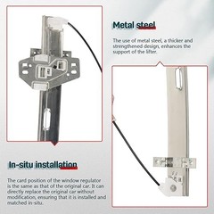 748-558 Rear Left Driver Side Power Window Regulator with Motor fit for 2001
