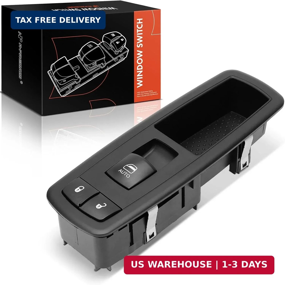 A-Premium Front Right Passenger Side Power Window Switch | Compatible with Dodge