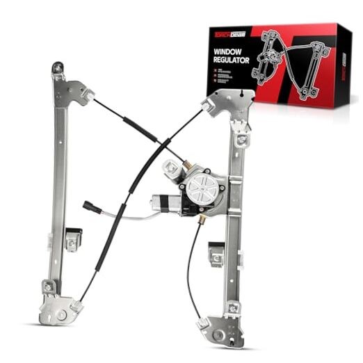 Front Driver Side Power Window Regulator with Motor Assembly, 741-428 Replace