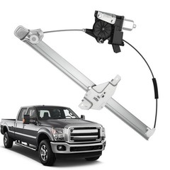 ISINFLASH 751-711 Front Passenger Power Window Regulator w/ Motor for Ford F-350