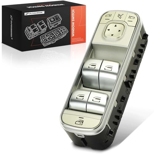 Front Left Driver Side Power Window Switch | Compatible with Mercedes-Benz