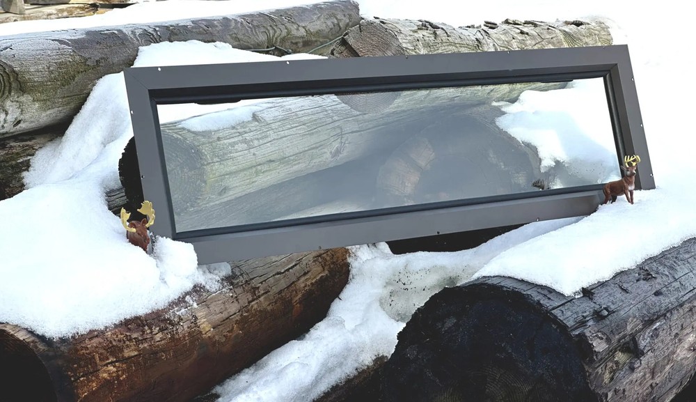 42″ Premium Hunting Blind Window – Easy Install, Aluminum Frame, Tempered Glass