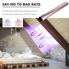 Pet Film Solar Insulation Decorative Window Clings Privacy Films