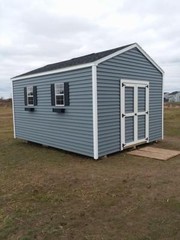 Shed Window 24 x 27 SAFETY / TEMPERED GLASS White Flush Playhouse Treehouse